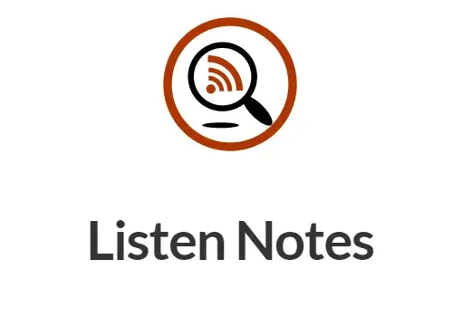 Listen Notes podcast platform logo